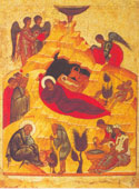 Russian Nativity of Christ 15th Century